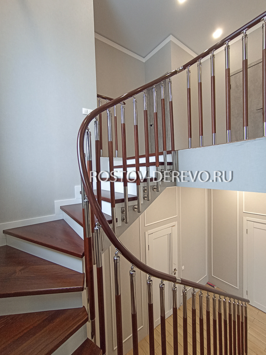 облагораживание бетонной лестницы деревом село самарское азовский район