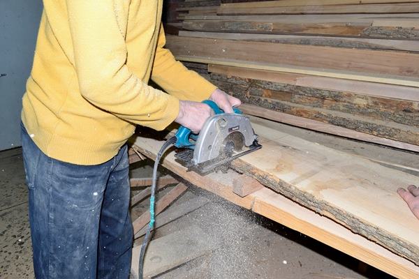 заготовка деталей изготовления лестницы